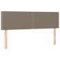 vidaXL Boxspringbett mit Matratze Taupe 140x190 cm Stoff vidaXL Boxspringbett mit Matratze Taupe 140x190 cm Stoff
