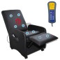 Massagesessel Schwarz Kunstleder Massagesessel Schwarz Kunstleder