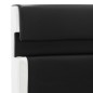 vidaXL Bettgestell mit LED Schwarz Kunstleder 90x200 cm vidaXL Bettgestell mit LED Schwarz Kunstleder 90x200 cm