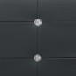 Bettrahmen Schwarz Kunstleder 120 x 200 cm Bettrahmen Schwarz Kunstleder 120 x 200 cm