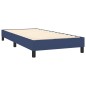 vidaXL Boxspringbett mit Matratze Blau 80x200 cm Stoff vidaXL Boxspringbett mit Matratze Blau 80x200 cm Stoff