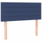 vidaXL Boxspringbett mit Matratze Blau 80x200 cm Stoff vidaXL Boxspringbett mit Matratze Blau 80x200 cm Stoff