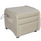Massagesessel Creme Kunstleder Massagesessel Creme Kunstleder