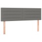 vidaXL Boxspringbett mit Matratze Dunkelgrau 140x190 cm Stoff vidaXL Boxspringbett mit Matratze Dunkelgrau 140x190 cm Stoff