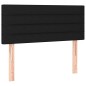 vidaXL Boxspringbett mit Matratze Schwarz 100x200 cm Stoff vidaXL Boxspringbett mit Matratze Schwarz 100x200 cm Stoff