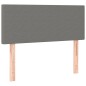 vidaXL Boxspringbett mit Matratze Dunkelgrau 80x200 cm Stoff vidaXL Boxspringbett mit Matratze Dunkelgrau 80x200 cm Stoff