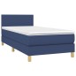 vidaXL Boxspringbett mit Matratze Blau 80x200 cm Stoff vidaXL Boxspringbett mit Matratze Blau 80x200 cm Stoff
