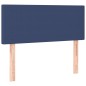 vidaXL Boxspringbett mit Matratze Blau 90x200 cm Stoff vidaXL Boxspringbett mit Matratze Blau 90x200 cm Stoff