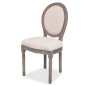 Esszimmerstühle 4 Stk. Creme Stoff Esszimmerstühle 4 Stk. Creme Stoff
