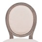 Esszimmerstühle 4 Stk. Creme Stoff Esszimmerstühle 4 Stk. Creme Stoff