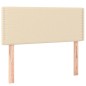 vidaXL Boxspringbett mit Matratze Creme 90x190 cm Stoff vidaXL Boxspringbett mit Matratze Creme 90x190 cm Stoff