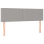 vidaXL Boxspringbett mit Matratze Hellgrau 140x200 cm Stoff vidaXL Boxspringbett mit Matratze Hellgrau 140x200 cm Stoff