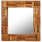 vidaXL Wandspiegel Altholz Massiv 60x60 cm vidaXL Wandspiegel Altholz Massiv 60x60 cm