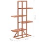 vidaXL Pflanzenständer Zedernholz 86x36x139 cm vidaXL Pflanzenständer Zedernholz 86x36x139 cm