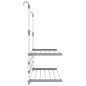 vidaXL Wäschetrockner für Balkon 89x25x(60-95) cm Aluminium vidaXL Wäschetrockner für Balkon 89x25x(60-95) cm Aluminium