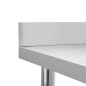 vidaXL Küchen-Arbeitstisch mit Aufkantung 120 x 60 x 93 cm Edelstahl vidaXL Küchen-Arbeitstisch mit Aufkantung 120 x 60 x 93 cm Edelstahl