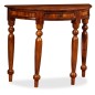 Konsolentisch Massivholz 90 x 40 x 76 cm Halbrund Konsolentisch Massivholz 90 x 40 x 76 cm Halbrund