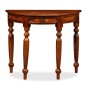 Konsolentisch Massivholz 90 x 40 x 76 cm Halbrund Konsolentisch Massivholz 90 x 40 x 76 cm Halbrund