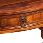 Konsolentisch Massivholz 90 x 40 x 76 cm Halbrund Konsolentisch Massivholz 90 x 40 x 76 cm Halbrund
