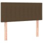 vidaXL Boxspringbett mit Matratze Dunkelbraun 80x200 cm Stoff vidaXL Boxspringbett mit Matratze Dunkelbraun 80x200 cm Stoff