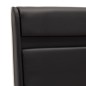 Bettgestell mit LED Schwarz Kunstleder 180x200 cm Bettgestell mit LED Schwarz Kunstleder 180x200 cm