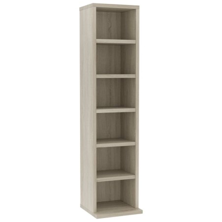 vidaXL CD-Schrank Sonoma-Eiche 21x20x88 cm Holzwerkstoff