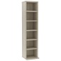 vidaXL CD-Schrank Sonoma-Eiche 21x20x88 cm Holzwerkstoff vidaXL CD-Schrank Sonoma-Eiche 21x20x88 cm Holzwerkstoff