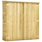 vidaXL Garten-Geräteschuppen 163x50x171 cm Kiefernholz Imprägniert vidaXL Garten-Geräteschuppen 163x50x171 cm Kiefernholz Imprägniert
