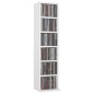 vidaXL CD-Schrank Hochglanz-Weiß 21x20x88 cm Holzwerkstoff vidaXL CD-Schrank Hochglanz-Weiß 21x20x88 cm Holzwerkstoff
