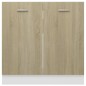 vidaXL Spülenunterschrank Sonoma-Eiche 80x46x81,5 cm Holzwerkstoff vidaXL Spülenunterschrank Sonoma-Eiche 80x46x81,5 cm Holzwerkstoff