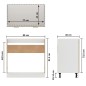 vidaXL Spülenunterschrank Sonoma-Eiche 80x46x81,5 cm Holzwerkstoff vidaXL Spülenunterschrank Sonoma-Eiche 80x46x81,5 cm Holzwerkstoff