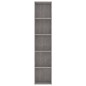vidaXL Bücherregal Betongrau 40x30x189 cm Holzwerkstoff vidaXL Bücherregal Betongrau 40x30x189 cm Holzwerkstoff