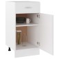 vidaXL Schubunterschrank Weiß 40x46x81,5 cm Holzwerkstoff vidaXL Schubunterschrank Weiß 40x46x81,5 cm Holzwerkstoff
