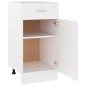 vidaXL Schubunterschrank Weiß 40x46x81,5 cm Holzwerkstoff vidaXL Schubunterschrank Weiß 40x46x81,5 cm Holzwerkstoff