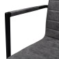 vidaXL Freischwinger 4 Stk. Grau Kunstleder vidaXL Freischwinger 4 Stk. Grau Kunstleder
