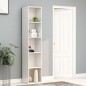 vidaXL Bücherregal Hochglanz-Weiß 40x30x189 cm Holzwerkstoff vidaXL Bücherregal Hochglanz-Weiß 40x30x189 cm Holzwerkstoff