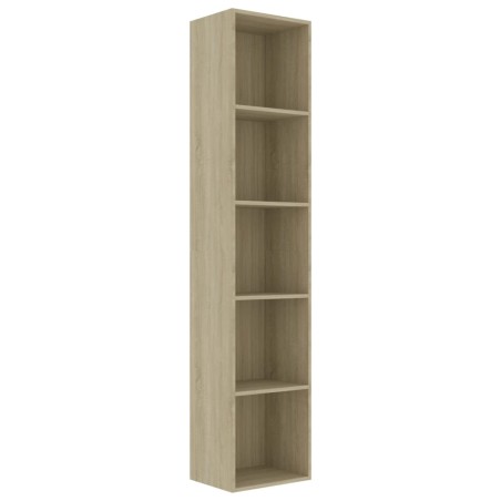 vidaXL Bücherregal Sonoma-Eiche 40x30x189 cm Holzwerkstoff