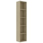 vidaXL Bücherregal Sonoma-Eiche 40x30x189 cm Holzwerkstoff vidaXL Bücherregal Sonoma-Eiche 40x30x189 cm Holzwerkstoff