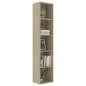 vidaXL Bücherregal Sonoma-Eiche 40x30x189 cm Holzwerkstoff vidaXL Bücherregal Sonoma-Eiche 40x30x189 cm Holzwerkstoff