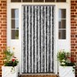 vidaXL Insektenschutz-Vorhang Grau und Weiß 100x220 cm Chenille vidaXL Insektenschutz-Vorhang Grau und Weiß 100x220 cm Chenille