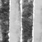vidaXL Insektenschutz-Vorhang Grau und Weiß 100x220 cm Chenille vidaXL Insektenschutz-Vorhang Grau und Weiß 100x220 cm Chenille