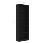 vidaXL Bücherregal 5 Fächer Schwarz 60x24x175 cm Holzwerkstoff vidaXL Bücherregal 5 Fächer Schwarz 60x24x175 cm Holzwerkstoff