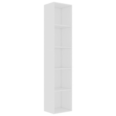 vidaXL Bücherregal Weiß 40x30x189 cm Holzwerkstoff