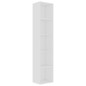 vidaXL Bücherregal Weiß 40x30x189 cm Holzwerkstoff vidaXL Bücherregal Weiß 40x30x189 cm Holzwerkstoff