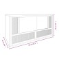 vidaXL Terrarium Holzwerkstoff 80x40x40 cm vidaXL Terrarium Holzwerkstoff 80x40x40 cm