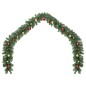 vidaXL Weihnachtsgirlande mit Kugeln und LED-Leuchten 5 m vidaXL Weihnachtsgirlande mit Kugeln und LED-Leuchten 5 m