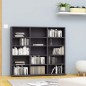 vidaXL CD-Regal Grau 102x23x89,5 cm Holzwerkstoff vidaXL CD-Regal Grau 102x23x89,5 cm Holzwerkstoff