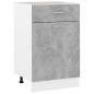 vidaXL Schubunterschrank Betongrau 50x46x81,5 cm Holzwerkstoff vidaXL Schubunterschrank Betongrau 50x46x81,5 cm Holzwerkstoff