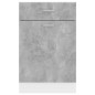 vidaXL Schubunterschrank Betongrau 50x46x81,5 cm Holzwerkstoff vidaXL Schubunterschrank Betongrau 50x46x81,5 cm Holzwerkstoff