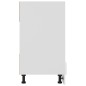 vidaXL Herdumbauschrank Hochglanz-Weiß 60x46x81,5 cm Holzwerkstoff vidaXL Herdumbauschrank Hochglanz-Weiß 60x46x81,5 cm Holzwerkstoff